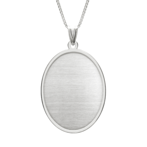 Faith Through the Wreckage Oval Pendant | Inspirational Necklace